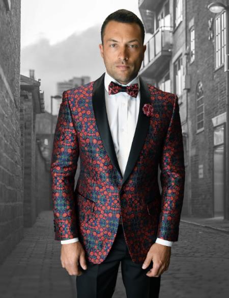 Statement Suits Burgundy