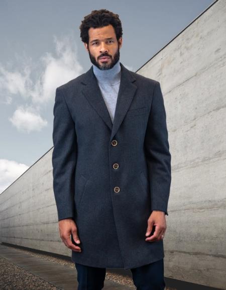 Statement Charcoal Overcoat
