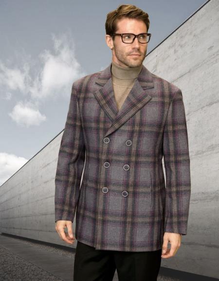 Statement Gray Peacoat and Cashmere