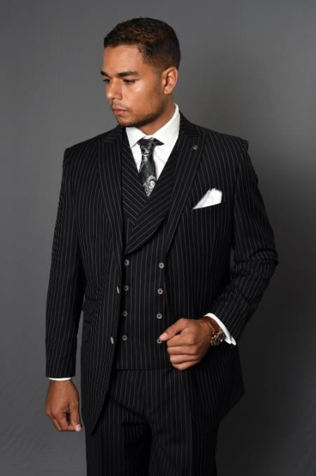 Statement Suits Black Grey