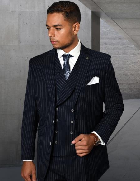 Statement Suits Navy