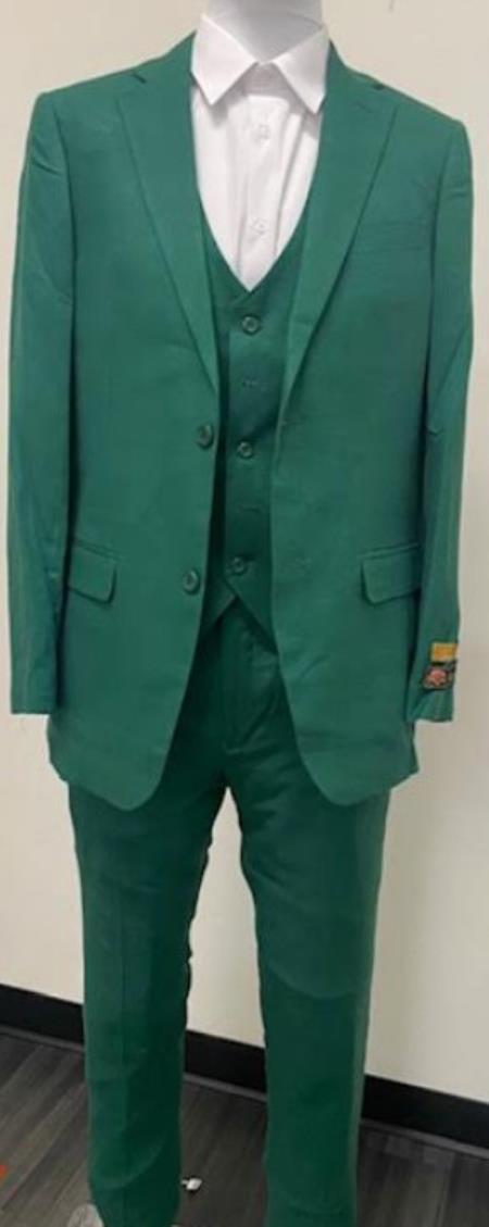 Emerald Green Big and Tall Suit