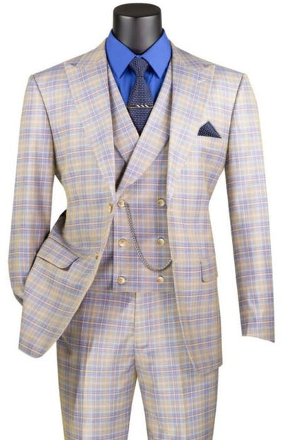 Blue Plaid Suit