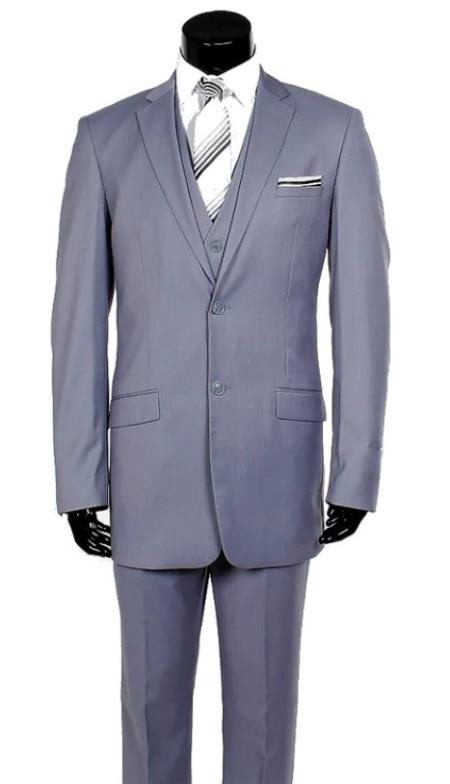 Retro Paris Suits Mens Suit Blue main image 0