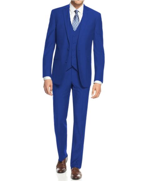 Retro Paris Suits - Retro Paris - Retro Mens Royal Blue Suits - Style "Same As Whats on the that Pag