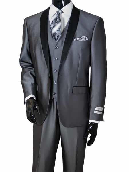 Tuxedo for Teenager Boy - Metal Gray Boys Tuxedo