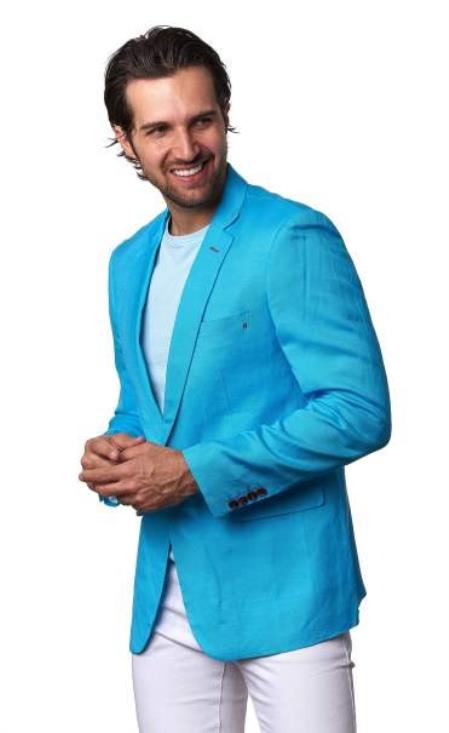 mens-linen-blazer-turquoise