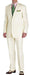 mixing dressy with casual quality Two Button Super fine all saison/tendency summer Suits For Men Cream ivory off white color mensusa